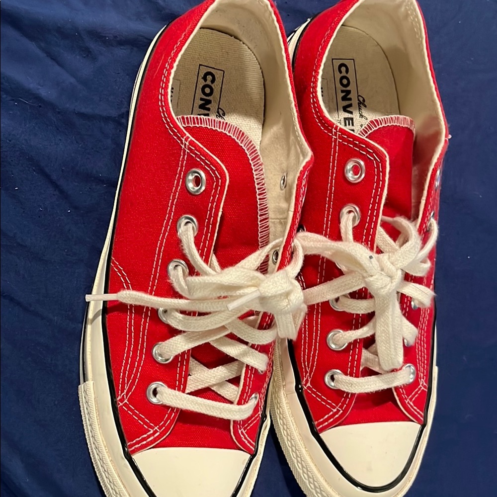 Converse Bold Red Canvas Shoes